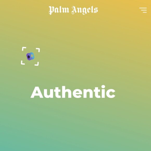 Palm Angels Curved Logo Swim Shorts Size S NEW - Picture 10 of 11